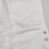 45R/45rpm Bakkurii コットンリネンチノ馬比古 定価33000円 チノパンツ ホワイト レディース フォーティーファイブアールピーエム【中古】5-0325M♪