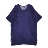 CALICO コットン Vネック ワンピース ネイビー レディース キヤリコ/キャリコ【中古】5-0325M♪