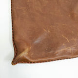 HENRY CUIR CANE刺繍 レザー ショルダーバッグ ブラウン レディース アンリークイール【中古】5-0327G∞