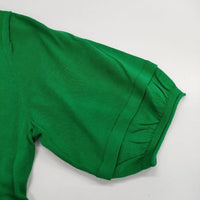 UNITED ARROWS 新品 半袖 コットン プルオーバー ニット グリーン レディース ユナイテッドアローズ【中古】5-0619S∞