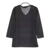 Rhythm of Life UA UNITED ARROWS 新品 スパンコール 長袖Ｔシャツ カットソー ロンＴ ブラック レディース リズムオブライフ【中古】5-0222M∞