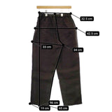 nest Robe 01192-1159 製品染め リネンタックイージー パンツ ブラック レディース ネストローブ【中古】5-0417M∞