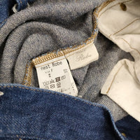 nest Robe 01191-1087-1 コットンリネンデニムタックテーパードパンツ デニムパンツ ブルー レディース ネストローブ【中古】5-0417G∞