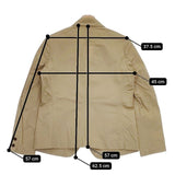 R&D.M.Co- コットン テーラードジャケット ベージュ レディース オールドマンズテーラー【中古】5-0529M∞