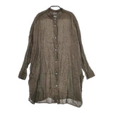 R&D.M.Co- リネン シャツチュニック ワンピース カーキ レディース オールドマンズテーラー【中古】5-0417M∞