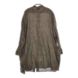 R&D.M.Co- リネン シャツチュニック ワンピース カーキ レディース オールドマンズテーラー【中古】5-0417M∞