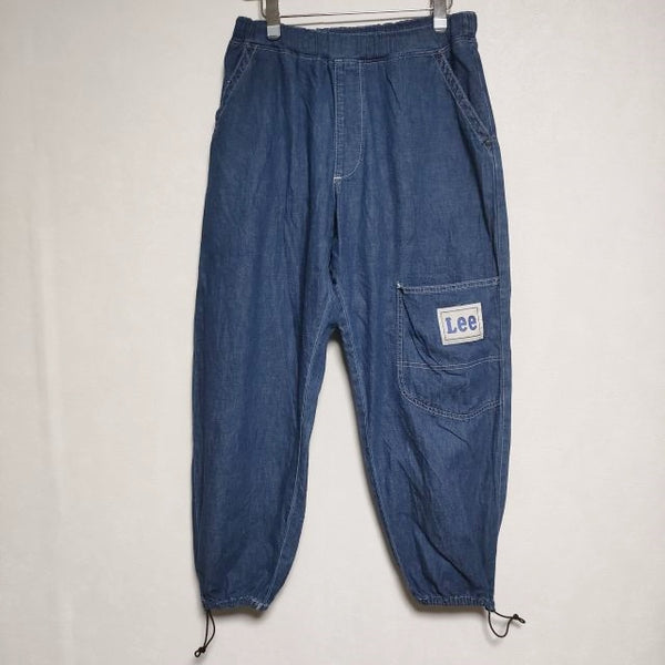 FRAPBOIS/Lee 別注 定価19800円 B1542CFP956 コットンイージーワイドデニム パンツ 24SS ネイビー レディース フラボア/リー【中古】4-1109G∞