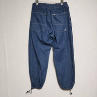 FRAPBOIS/Lee 別注 定価19800円 B1542CFP956 コットンイージーワイドデニム パンツ 24SS ネイビー レディース フラボア/リー【中古】4-1109G∞