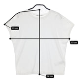 23区 フレンチスリーブ コットン Ｔシャツ カットソー ホワイト レディース 23区【中古】5-0619S∞