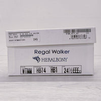 Regal Walker/HERALBONY リーガルウォーカー/ヘラルボニー 新品 23SS ホワイトパターン 定価38500円 24.5cm HB74 HB1 スニーカー ホワイト 多色 レディース【中古】4-1115G◎