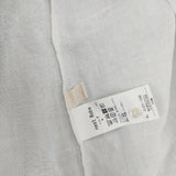 nest Robe 01231-1334 リネン ボタン2way Tブラウス 長袖シャツ 23SS ホワイト レディース ネストローブ【中古】5-0417M∞