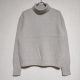 MARGARET HOWELL 578-8263013 WOOL CASHMERE  タートルネック セーター ニット グレー レディース マーガレットハウエル【中古】4-1106T∞