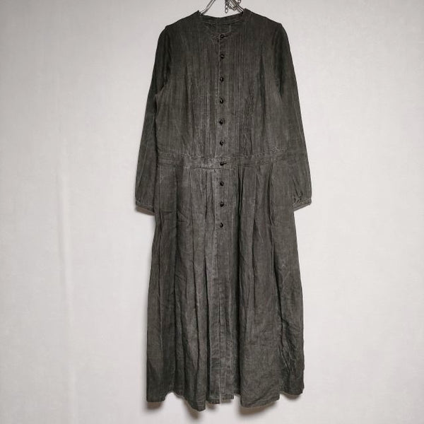 the last flower of the afternoon 寧静なる COAT DRESS コートドレス TLF-220-co002-k  ワンピース 20AW グレー レディース ラストフラワー【中古】4-1106M∞