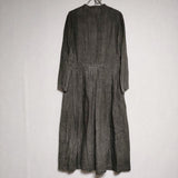 the last flower of the afternoon 寧静なる COAT DRESS コートドレス TLF-220-co002-k ワンピース 20AW グレー レディース ラストフラワー【中古】4-1106M∞