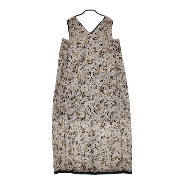 Rouge vif Lacle  定価20900円 花柄 ノースリーブ ミラクルウェーブ ワンピース 24SS グレージュ レディース ルージュヴィフ【中古】5-0601S∞
