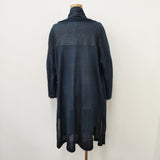 45R/45rpm インディゴロングカーディガン 羽織 サイズ0 カーディガン ネイビー レディース フォーティーファイブアールピーエム【中古】5-0711M◎