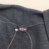 45R/45rpm インディゴロングカーディガン 羽織 サイズ0 カーディガン ネイビー レディース フォーティーファイブアールピーエム【中古】5-0711M◎