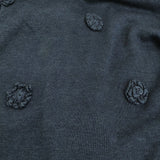 45R/45rpm 4071027 コットン リネン ボレロ カーディガン ネイビー レディース フォーティーファイブアールピーエム【中古】5-0305M♪