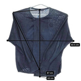 45R/45rpm 4071027 コットン リネン ボレロ カーディガン ネイビー レディース フォーティーファイブアールピーエム【中古】5-0305M♪