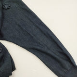 45R/45rpm 4071027 コットン リネン ボレロ カーディガン ネイビー レディース フォーティーファイブアールピーエム【中古】5-0305M♪