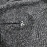 45R/45rpm インディゴ超ガーゼ×レースボレロ 定価36300円 カーディガン 羽織 サイズ3 カーディガン ネイビー レディース フォーティーファイブアールピーエム【中古】5-0711M◎