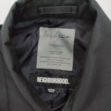 Yohji Yamamoto POUR HOMME/NEIGHBORHOOD NB・CO I- COAT バルカラーロングコート 24SS 黒 ヨウジヤマモト/ネイバーフッド【中古】4-0929T♪