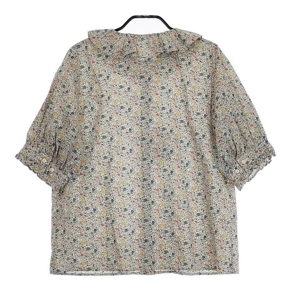 BEAMS BOY リバティ フリル 5分袖 シャツ 定価16280円 花柄 ブラウス 24SS ホワイト レディース ビームスボーイ【中古 –  ブランド古着の専門店gee,jee（ジージー）