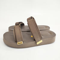 SUICOKE/Deuxieme Classe 別注 ダブルストラップサンダル 23cm 定価26400円 サンダル ブラウン レディース スイコック/ドゥーズィエムクラス【中古】5-0607S◎
