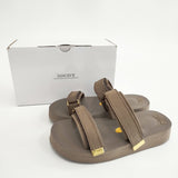 SUICOKE/Deuxieme Classe 別注 ダブルストラップサンダル 23cm 定価26400円 サンダル ブラウン レディース スイコック/ドゥーズィエムクラス【中古】5-0607S◎