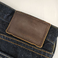 Levi's サイズ31 クロップド デニムパンツ ネイビー レディース リーバイス【中古】5-0204G∞