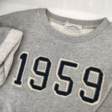 ROSE BUD 新品 1959 半袖 スウェット グレー レディース ローズバッド【中古】5-0529S∞