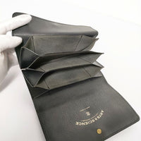 ARTS&SCIENCE Jabara wallet　レザー ジャバラ 小銭入れあり 長財布 ブラック レディース アーツ&サイエンス【中古】4-1221G∞