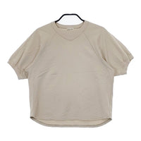 Steven Alan COTTON FRISE 5SLEEVE PULLOVER 半袖Ｔシャツ カットソー ベージュ レディース スティーブンアラン【中古】5-0619S∞