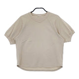 Steven Alan COTTON FRISE 5SLEEVE PULLOVER 半袖Ｔシャツ カットソー ベージュ レディース スティーブンアラン【中古】5-0619S∞