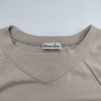 Steven Alan COTTON FRISE 5SLEEVE PULLOVER 半袖Ｔシャツ カットソー ベージュ レディース スティーブンアラン【中古】5-0619S∞