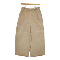 45R/45rpm リネン・ギマミックスツイードPANTS 定価50600円 パンツ ベージュ レディース フォーティーファイブアールピーエム【中古】5-0403M∞