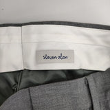 Steven Alan マーベルト トラウザーズ 定価22000円 センタープレススラックス パンツ グレー レディース スティーブンアラン【中古】5-0118M∞