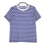 R&D.M.Co- ボーダー 半袖Ｔシャツ カットソー ブルー ホワイト レディース オールドマンズテーラー【中古】5-0619S∞