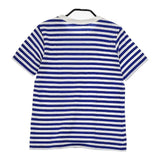 R&D.M.Co- ボーダー 半袖Ｔシャツ カットソー ブルー ホワイト レディース オールドマンズテーラー【中古】5-0619S∞