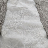 Kelen 切替 リネン 加工 長袖 プルオーバー ワンピース ベージュ ホワイト レディース ケレン【中古】5-0703M∞