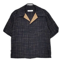 G.V.G.V. オープンカラーシャツ GV2011031 定価23000円 半袖シャツ ブラック レディース ジーヴィージーヴィー【中古】5-0619S∞