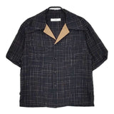 G.V.G.V. オープンカラーシャツ GV2011031 定価23000円 半袖シャツ ブラック レディース ジーヴィージーヴィー【中古】5-0619S∞
