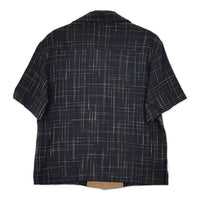 G.V.G.V. オープンカラーシャツ GV2011031 定価23000円 半袖シャツ ブラック レディース ジーヴィージーヴィー【中古】5-0619S∞
