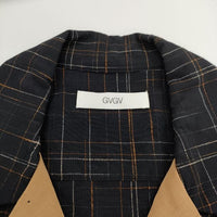 G.V.G.V. オープンカラーシャツ GV2011031 定価23000円 半袖シャツ ブラック レディース ジーヴィージーヴィー【中古】5-0619S∞