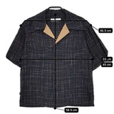 G.V.G.V. オープンカラーシャツ GV2011031 定価23000円 半袖シャツ ブラック レディース ジーヴィージーヴィー【中古】5-0619S∞