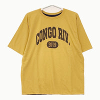 CIOTA 新品 Reversible T-Shirt サイズ4 CSLM-129 定価19800円 リバーシブル 半袖Ｔシャツ 23SS イエロー ネイビー メンズ シオタ【中古】5-0731S♪
