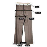 AURALEE 新品 HARD TWIST BROWN DENIM 5P  PANTS 30 定価29700円 A23AP02MD デニムパンツ ブラウン メンズ オーラリー【中古】4-1006G♪