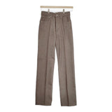 AURALEE 新品 HARD TWIST BROWN DENIM 5P PANTS 24 定価29700円 A23AP02MD デニムパンツ ブラウン レディース オーラリー【中古】4-1006G♪