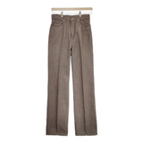 AURALEE 新品 HARD TWIST BROWN DENIM 5P PANTS 26 定価29700円 A23AP02MD デニムパンツ ブラウン レディース オーラリー【中古】4-1006G♪