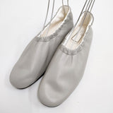 BEAUTIFUL SHOES 新品 BALLET SHOES レザー23cm TOSHINOSUKE TAKEGAHARA バレエシューズ Lグレー ビューティフルシューズ【中古】4-0929G♪